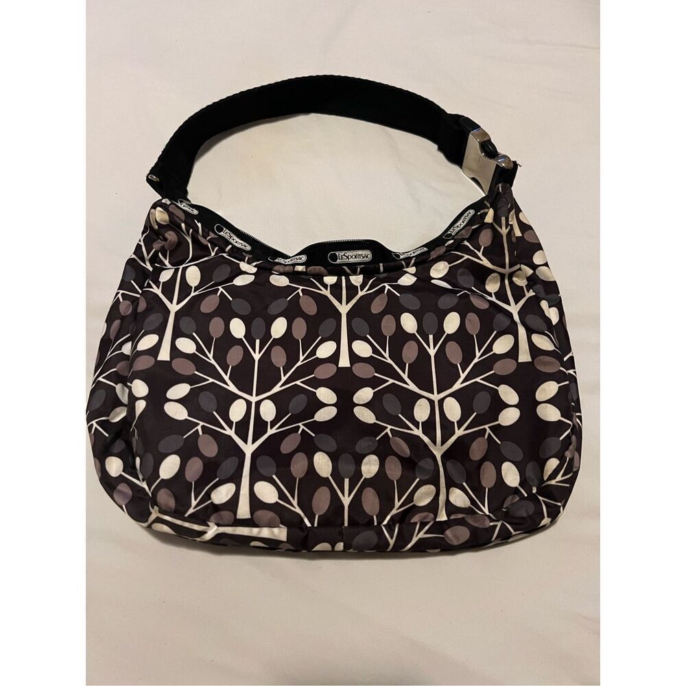 LeSportsac black and white shoulder bag - Picture 2 of 5